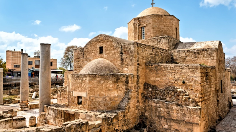 Agia Kyriaki Chrysopolitissa and the Pillar of St. Paul